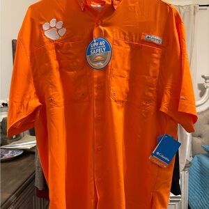 Columbia Clemson shirt NWT!